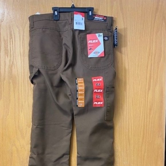 NWT Men's Dickie's Regular Fit Flex Duck Carpenter Pants - Picture 1 of 3